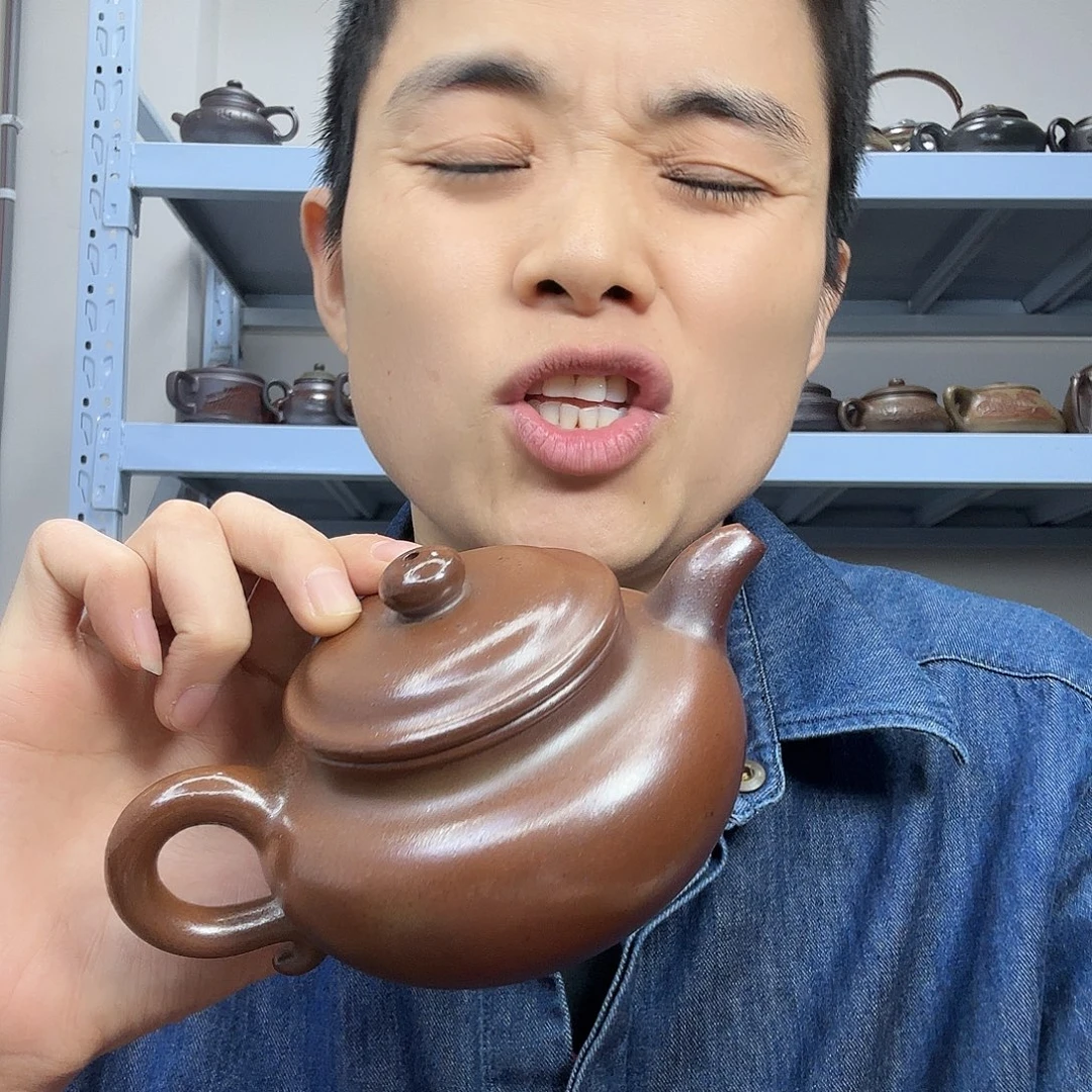 茶壶紫砂民间手艺人全手工制作