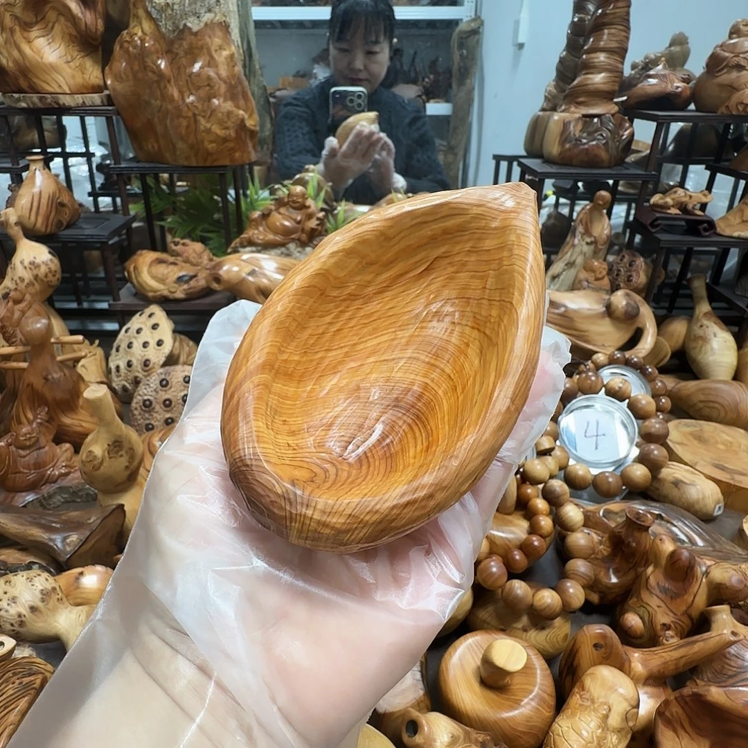 柏木（崖柏）太行崖柏陈化黑油闻香聚宝盆