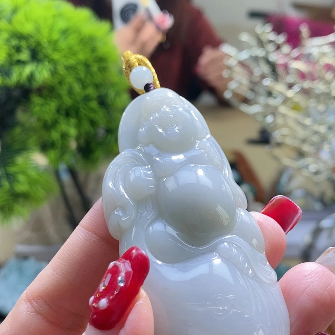 【闪购商品】翡翠颈饰未镶嵌佛
