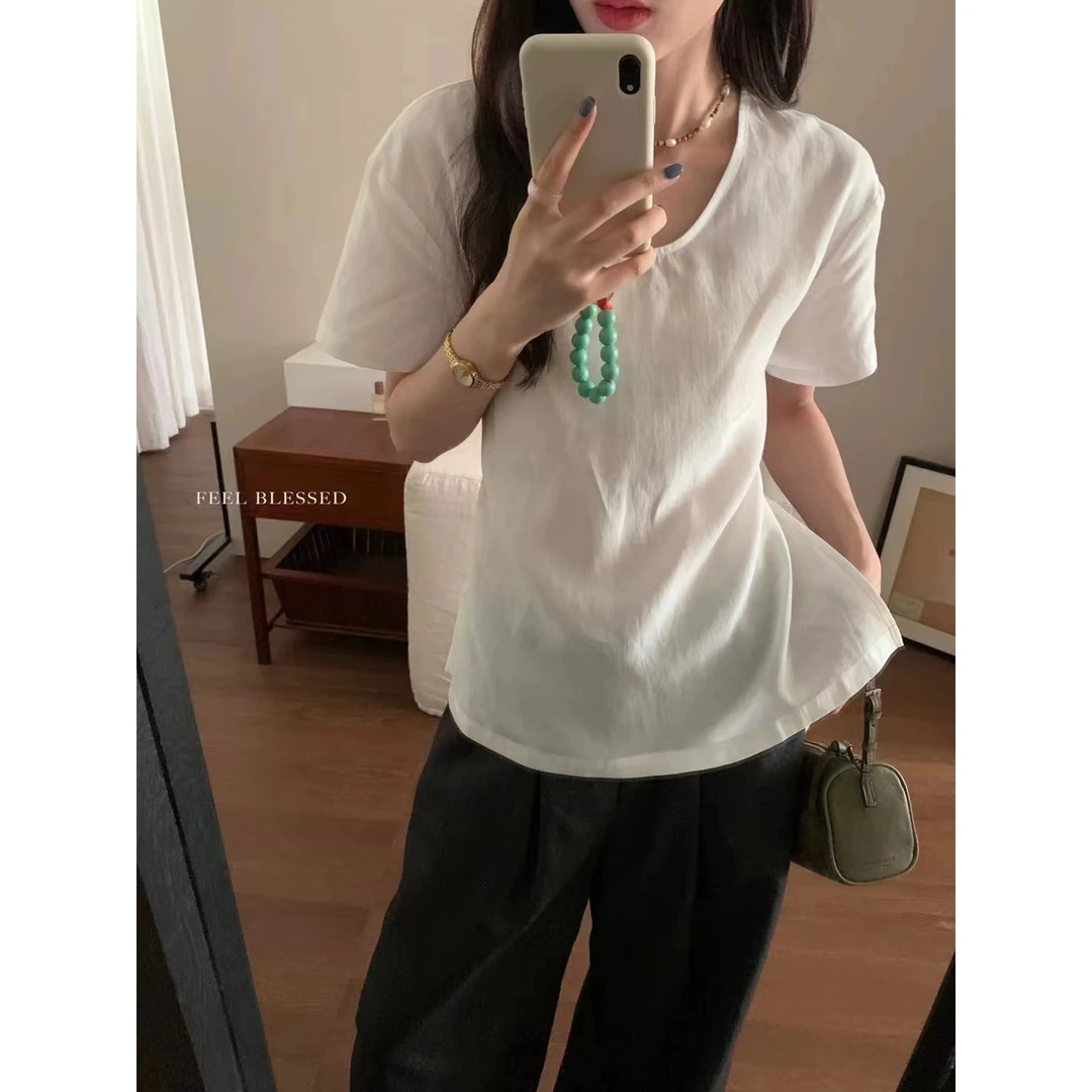 8757四色时尚小衫