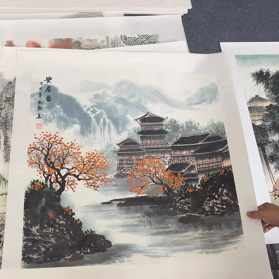 国画TD精品国画作品单幅任发
