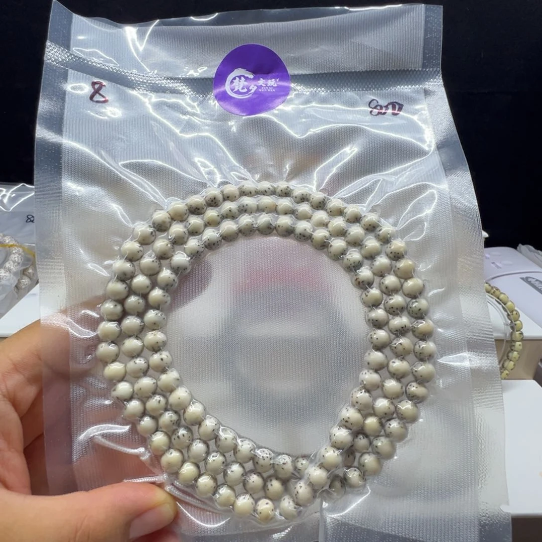 星月菩提手串不**响星月菩提脖挂