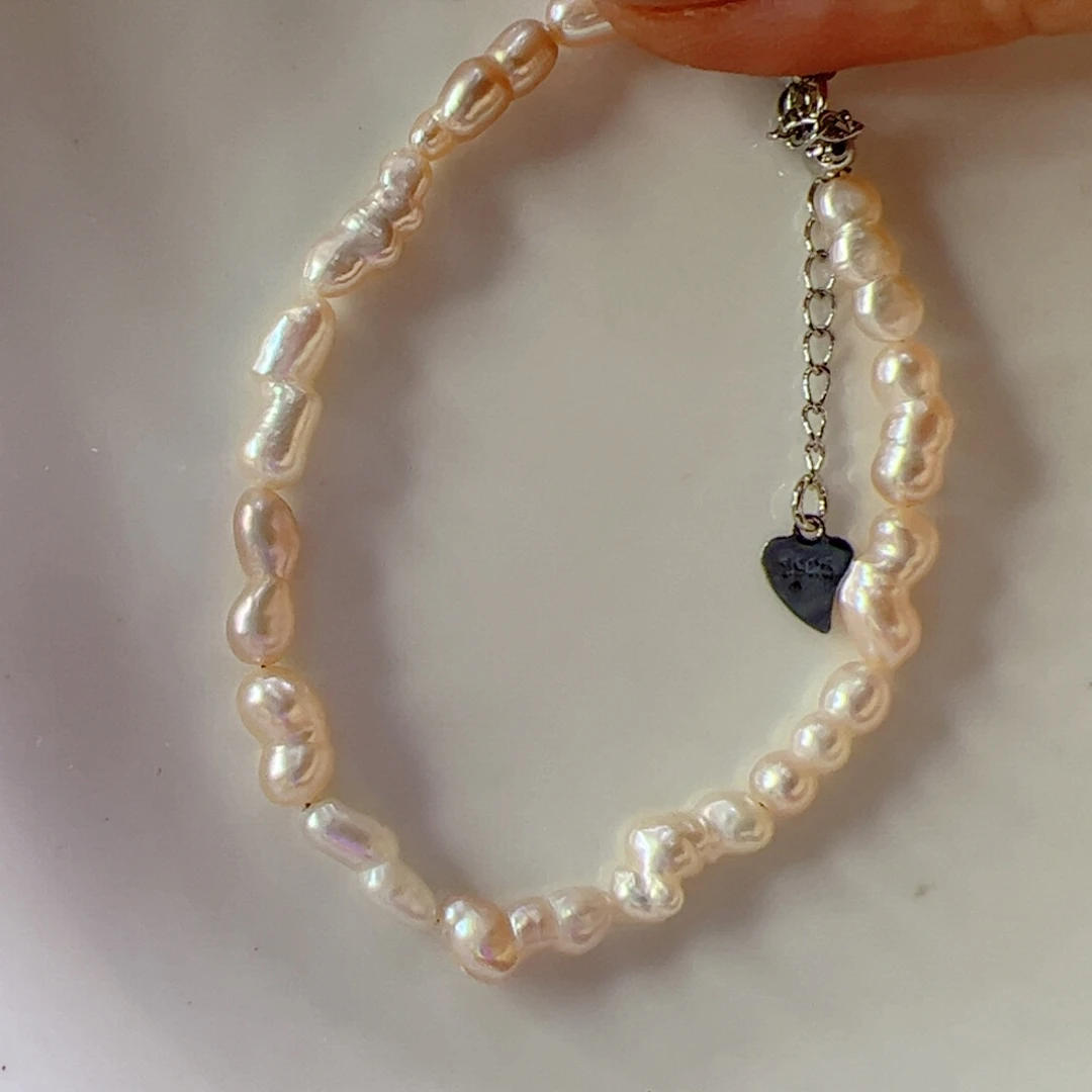 淡水珍珠手链合金