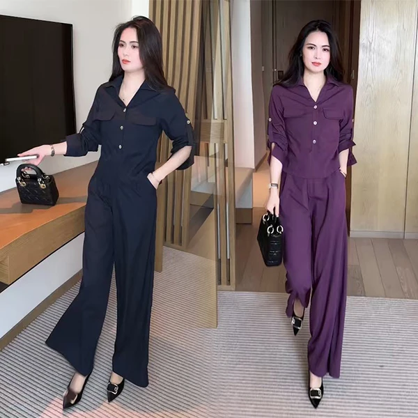 2025新款秋季新款休闲时尚穿搭气质洋气收腰显瘦不挑人长袖套装85