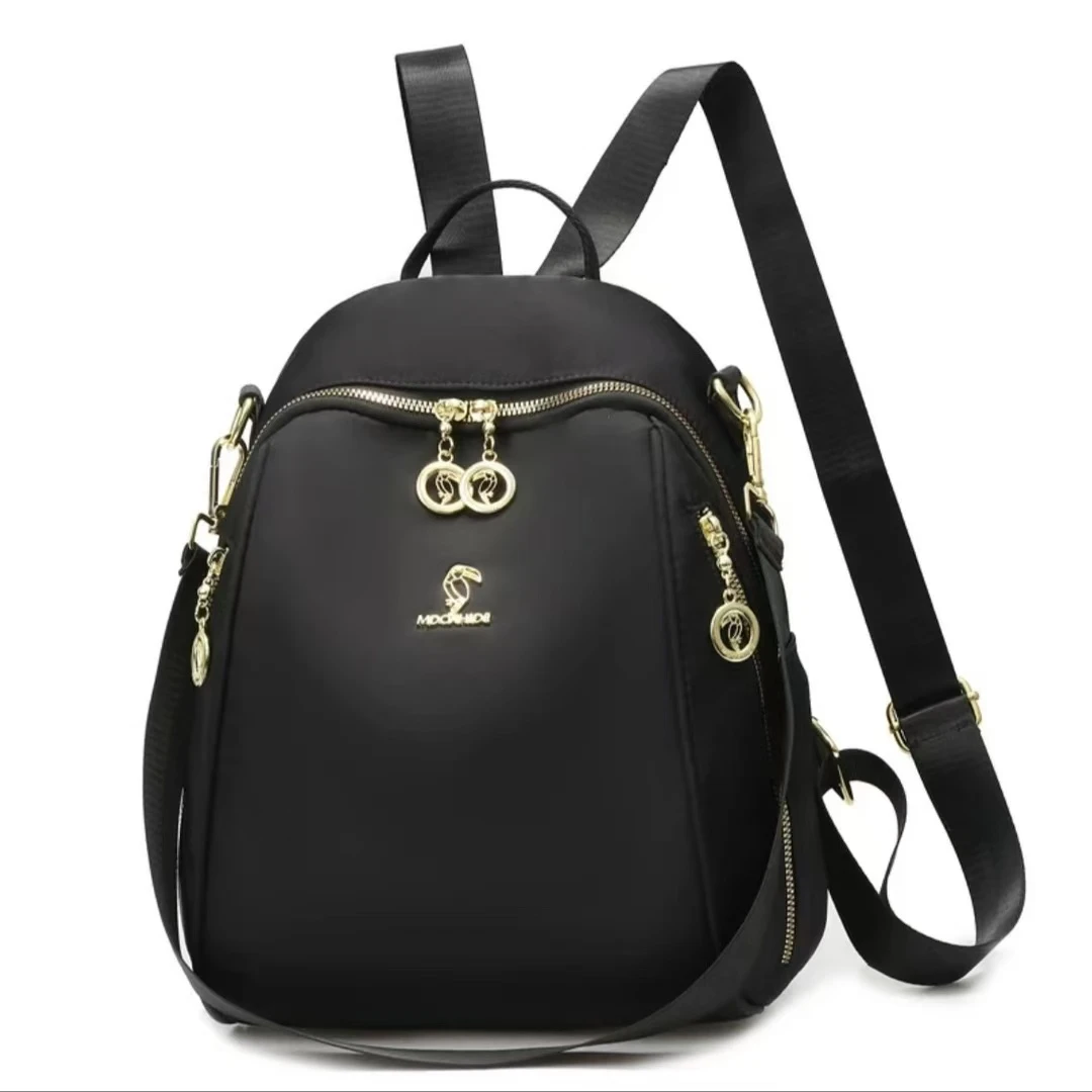 （乐总补贴）【底长26cm高34cm厚16cm】077黑 双肩包