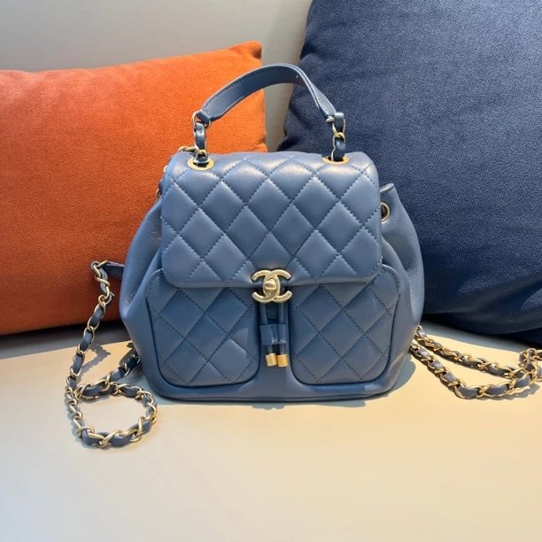 95新 Chanel/香奈儿 苏州包展/双肩包/成色直播间为准