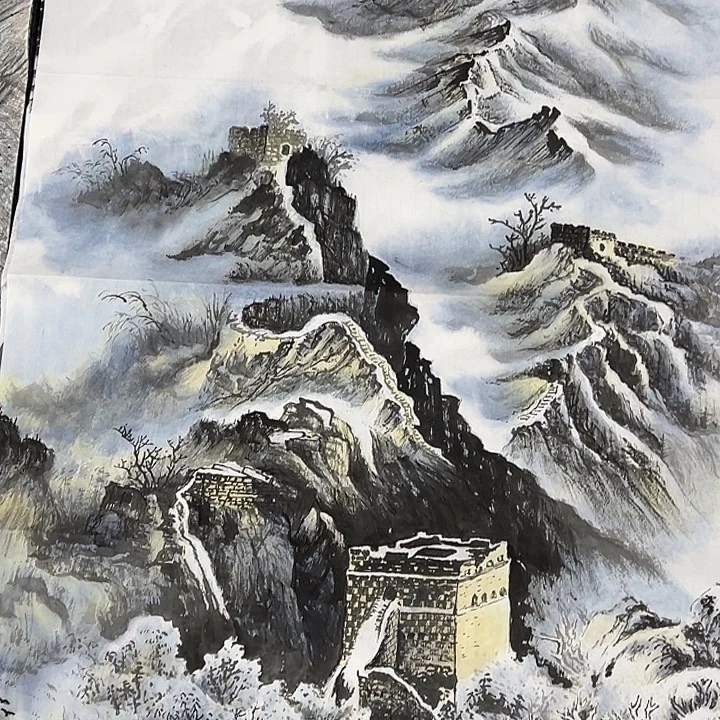 晚上好 手绘字画作品