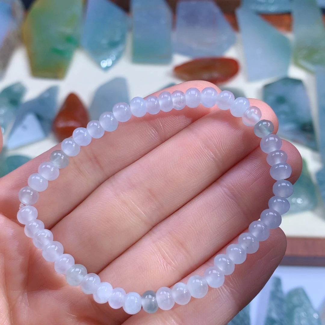 翡翠散珠天然缅甸翡翠包邮