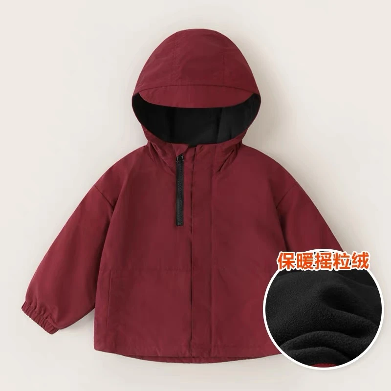 2244潮流百搭洋气流行休闲秋冬男女童加绒外套