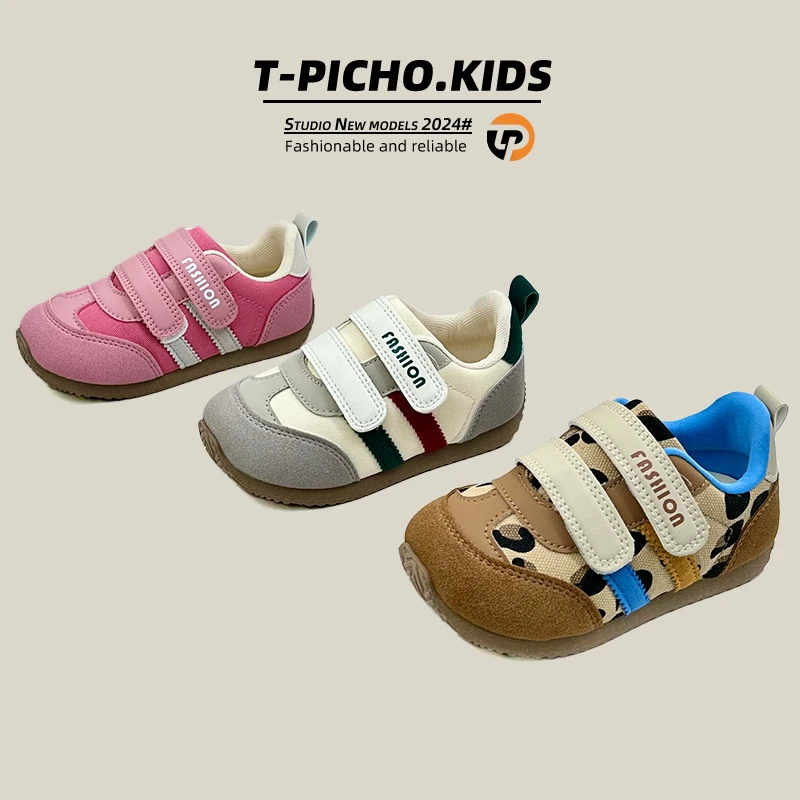 2025春新款儿童帆布鞋时尚百搭软底宝宝鞋男女童阿甘鞋-52006