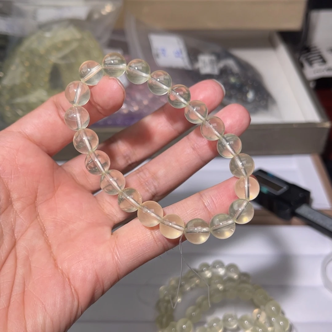 水晶手链未镶嵌黄水晶027