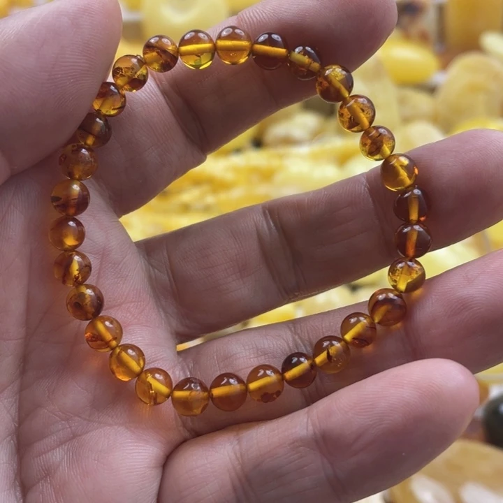 蜜蜡手串未镶嵌手串