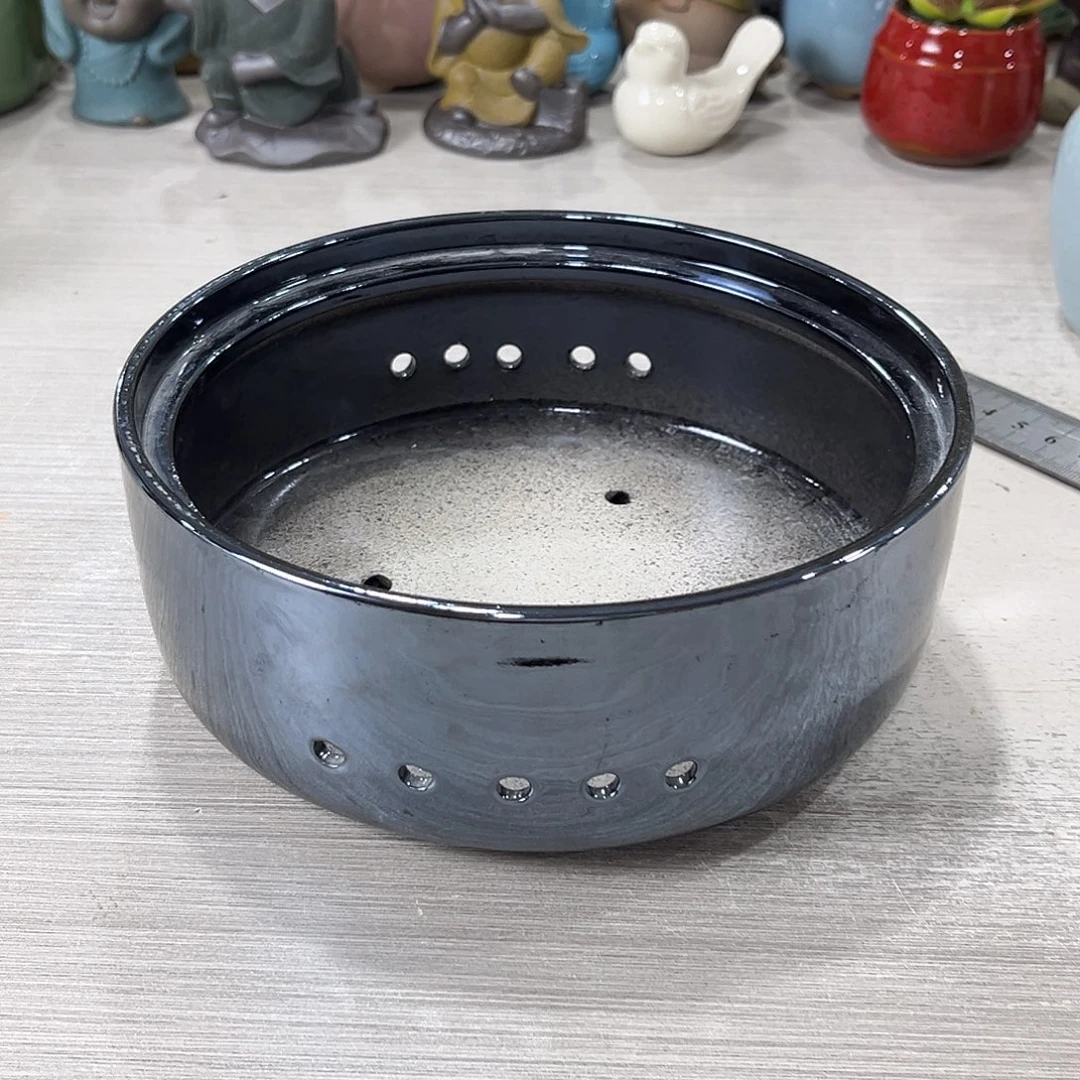 陶瓷绿植多肉微瑕花盆口径17*6.5