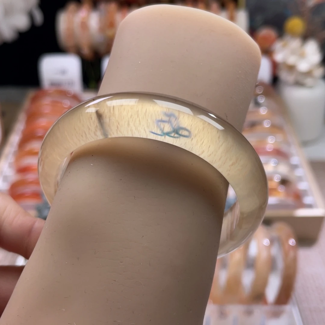 玛瑙/玉髓未镶嵌手镯54.7mm