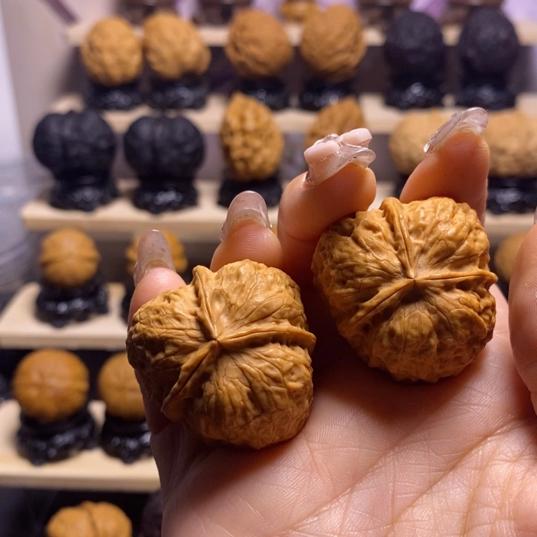 文玩核桃吊坠X20花开富贵33尺