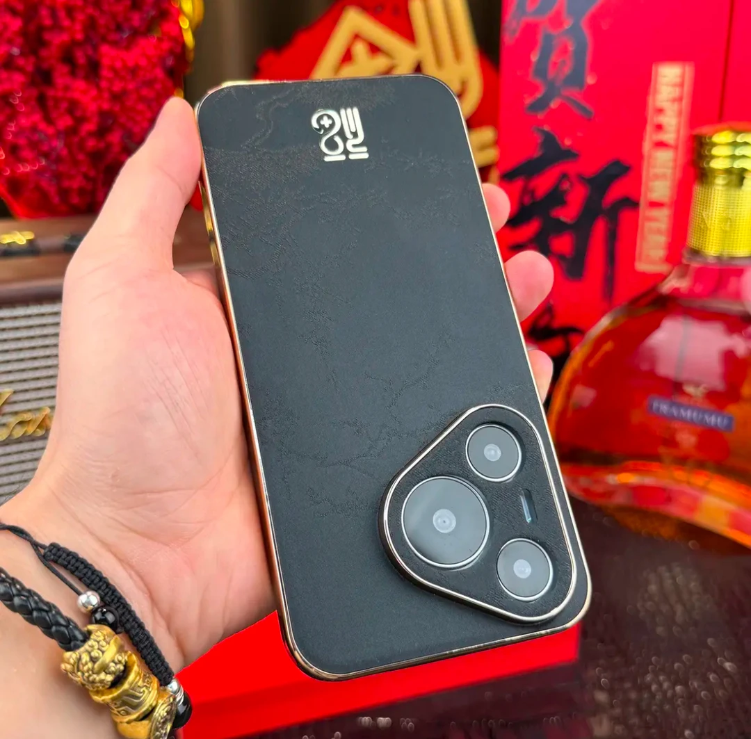 【国风印花纹理+烫金福字】适用华为Pura70轻奢中国风电镀壳