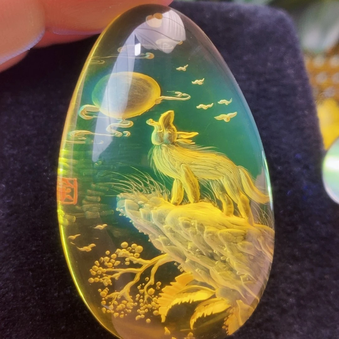 【闪购商品】金珀吊坠(不含链)未镶嵌