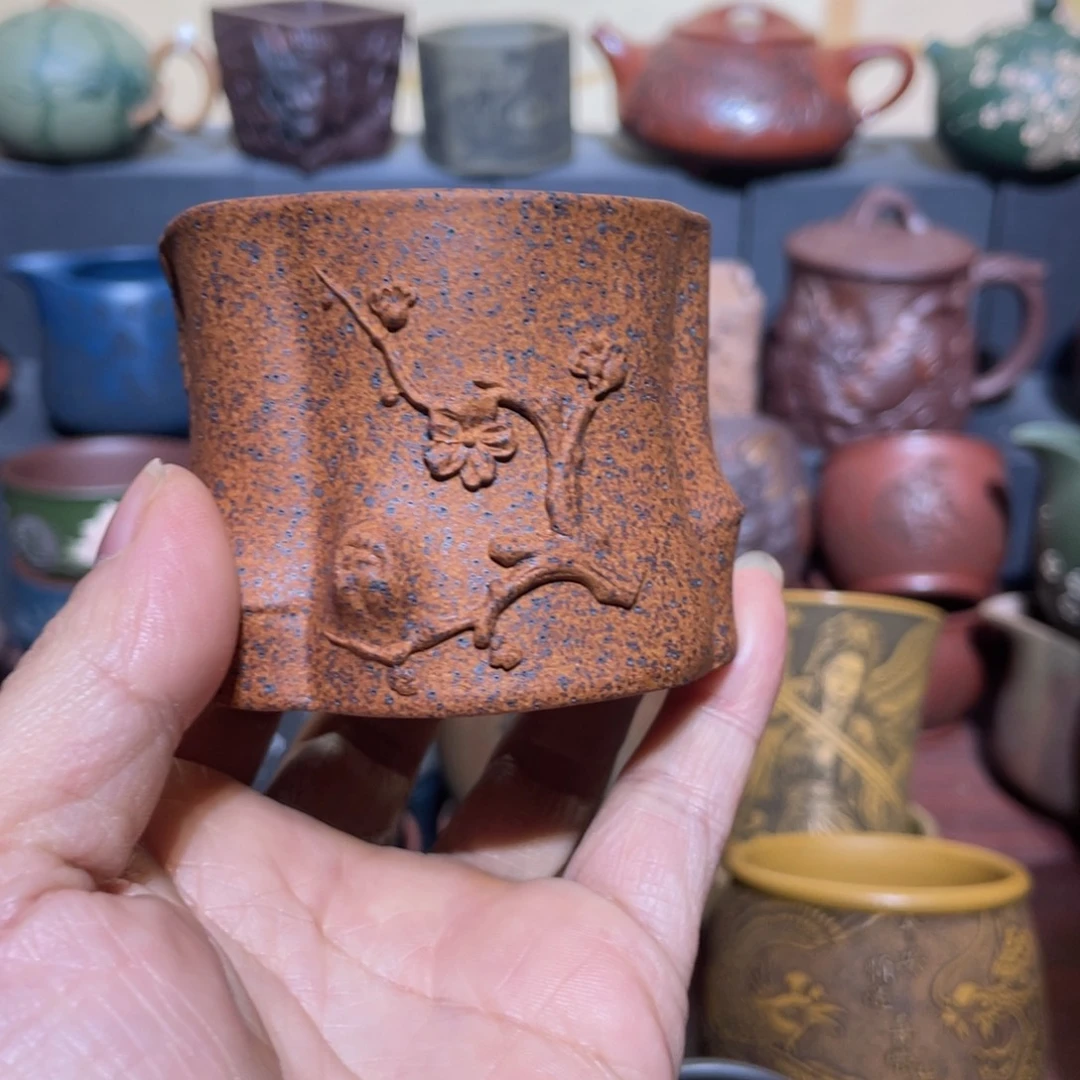 原矿紫砂手工主人杯