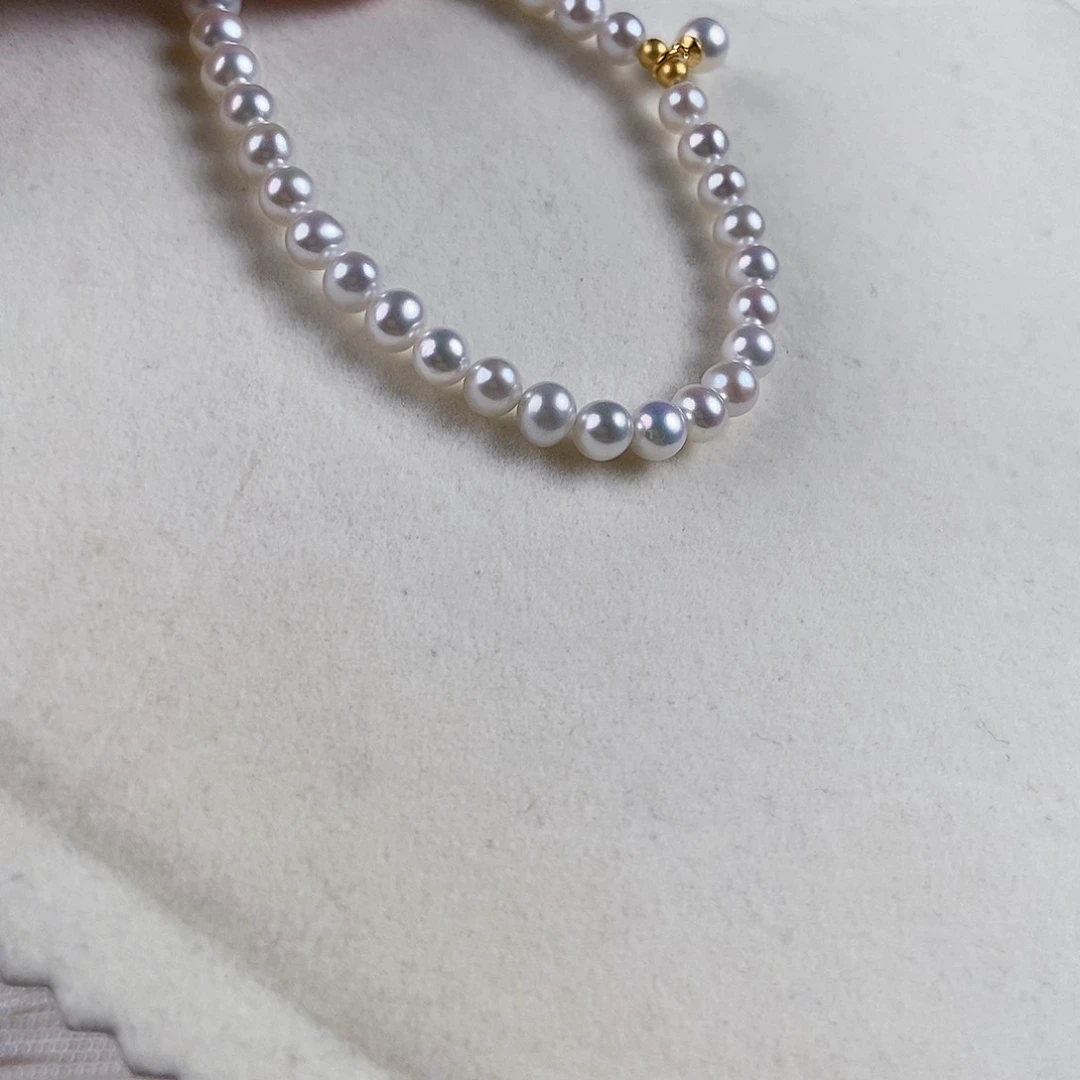 淡水珍珠手绳银S925镶嵌