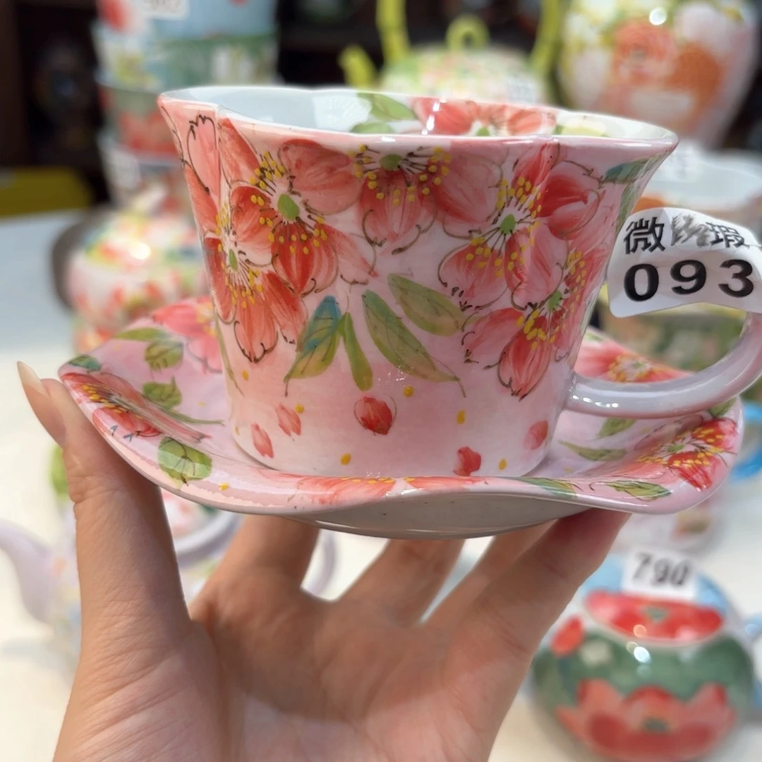 景德镇手绘高温釉下彩陶瓷茶具