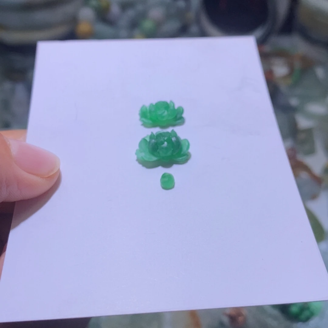定制翡翠未镶嵌毛货