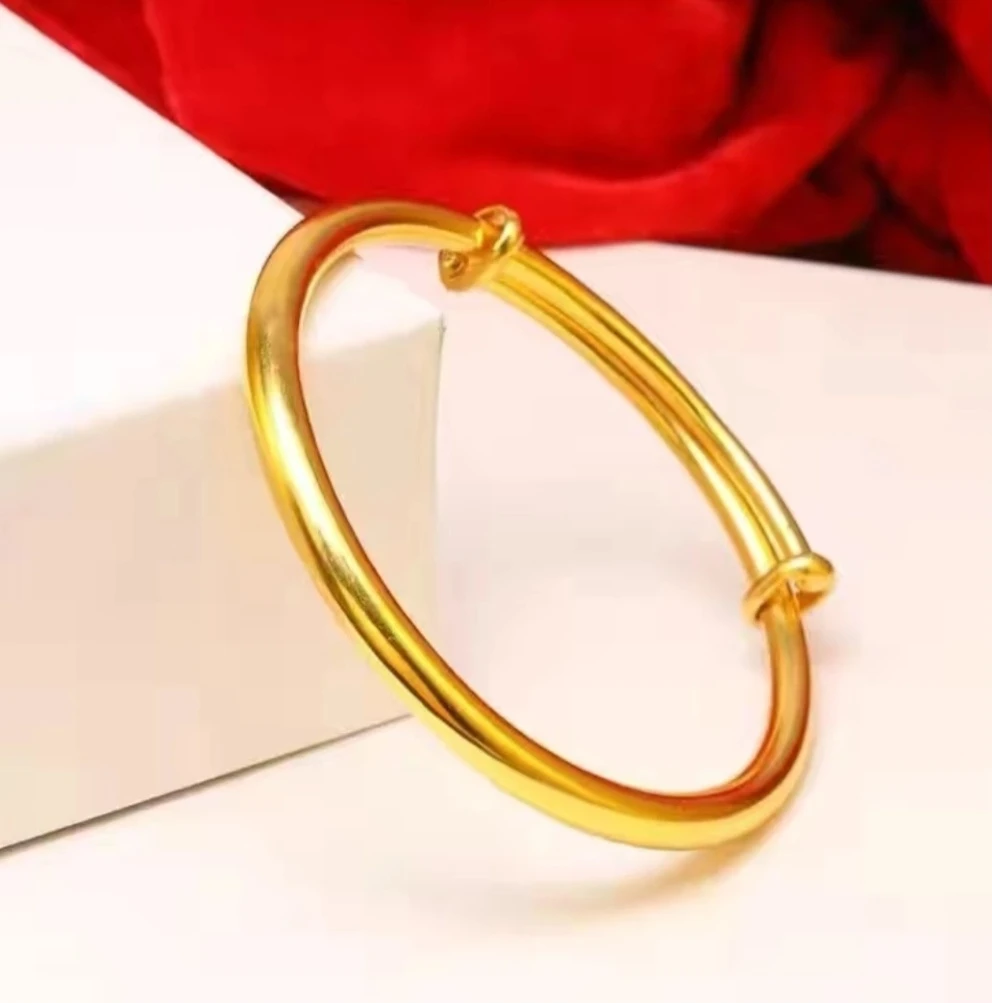 合金手镯 （古法推拉款）女士新款时尚潮流百搭饰品气质经典