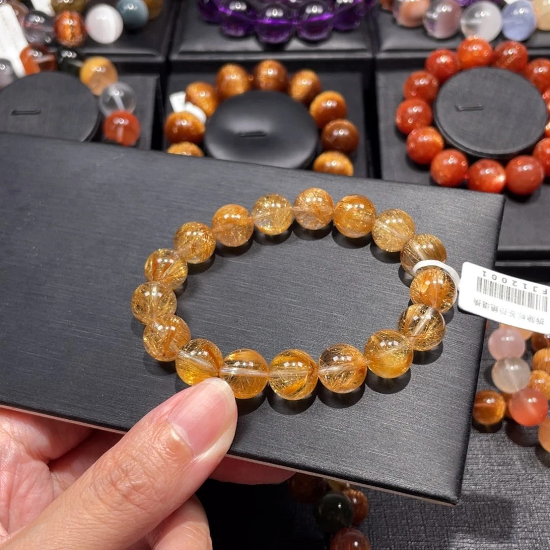 水晶手链未镶嵌发晶11.5mm