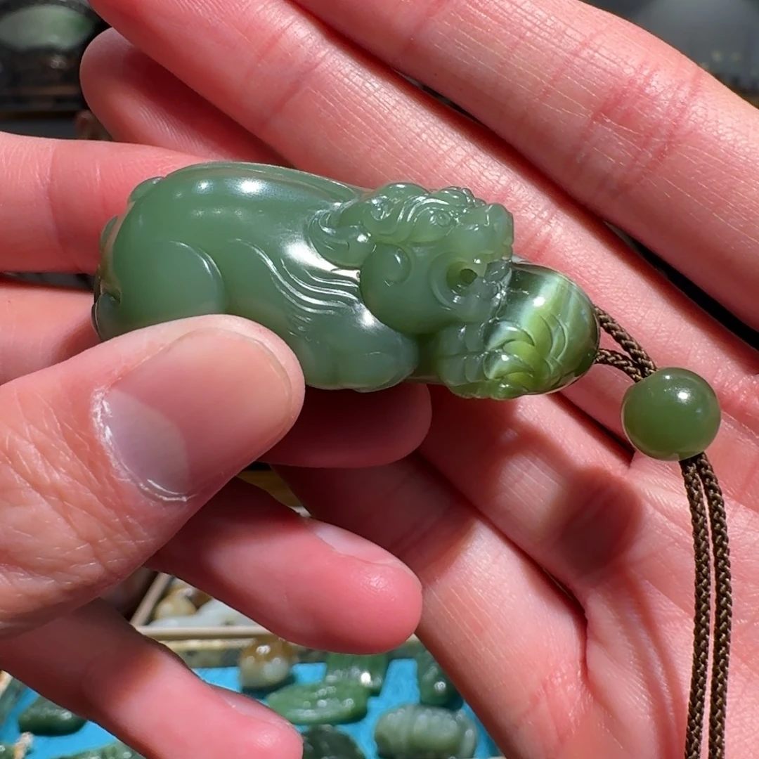 和田玉未镶嵌颈饰1219刘洋代购不退