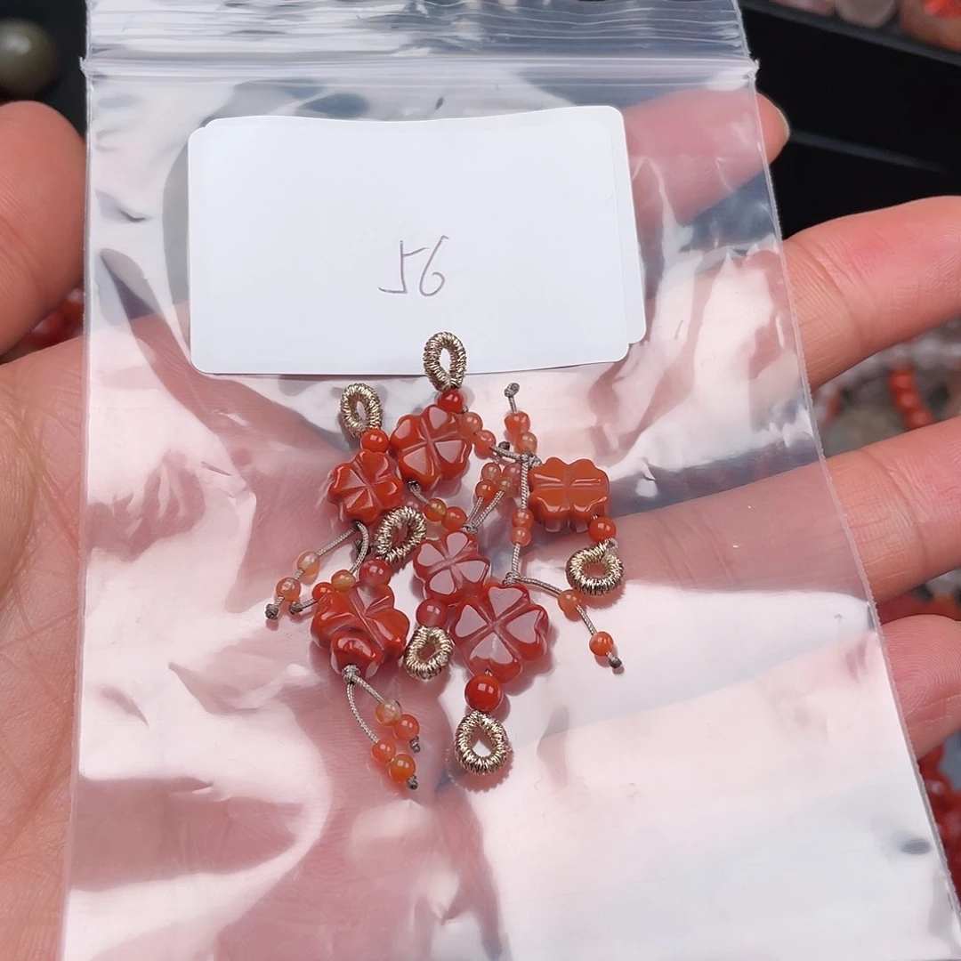 南红玛瑙滴流未镶嵌銀*