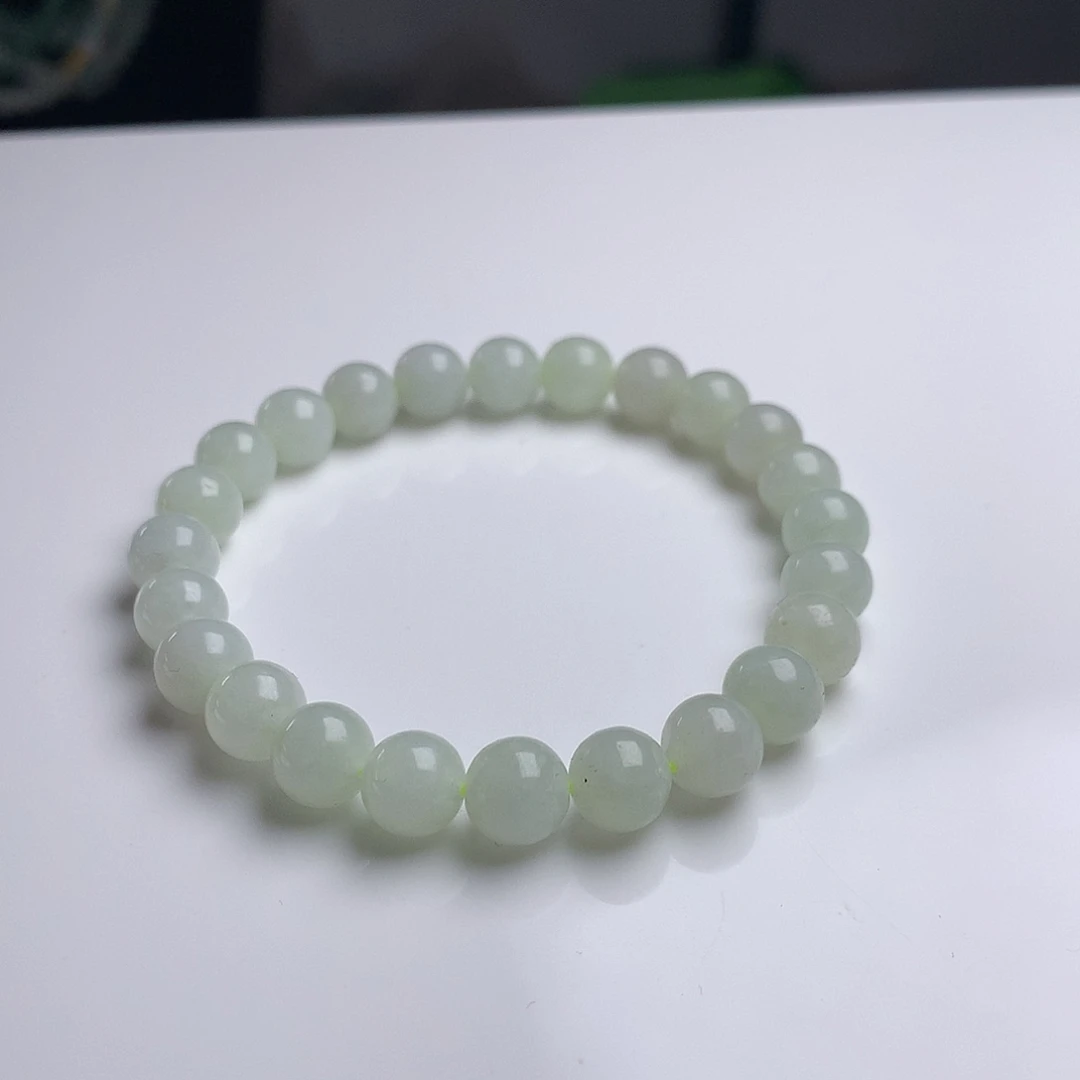 未镶嵌手串翡翠7mm！