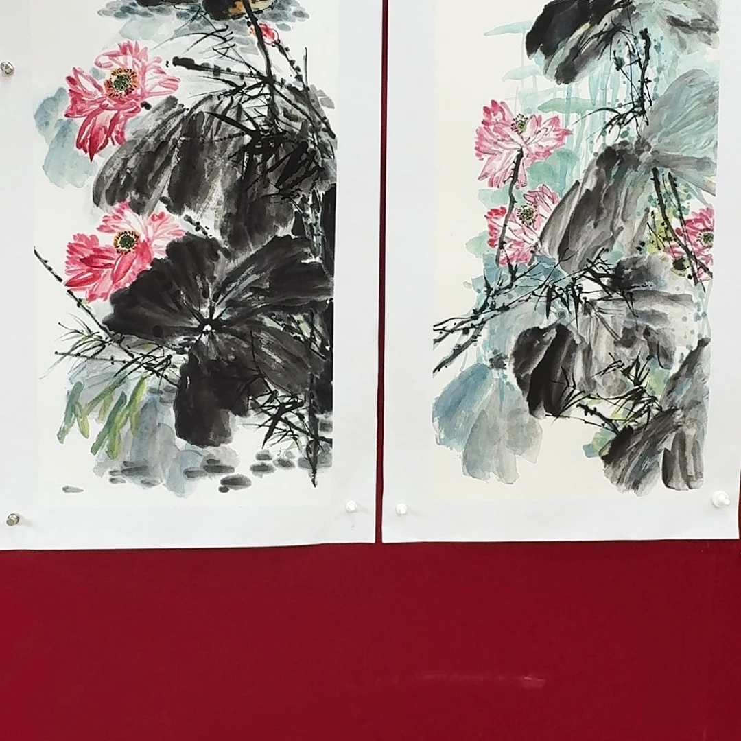 艾****国画三尺整纸手绘作品