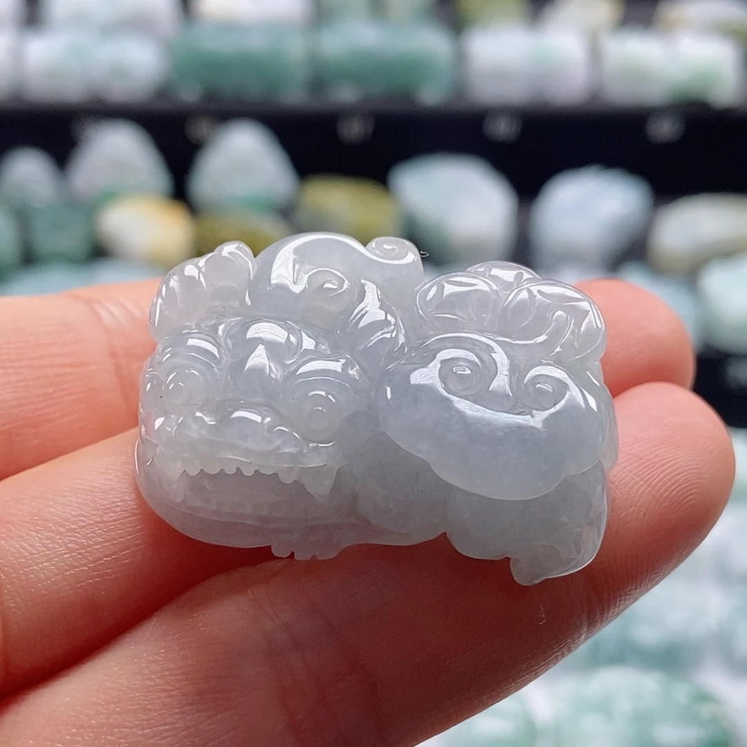 颈饰未镶嵌翡翠翡翠貔貅