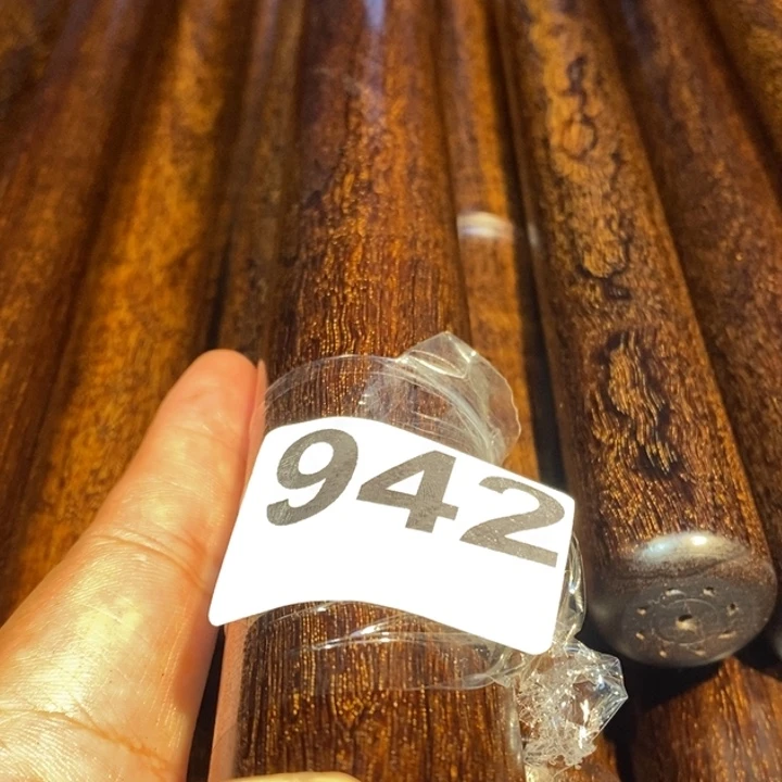 【****贡木手工艺木质盘玩棍942