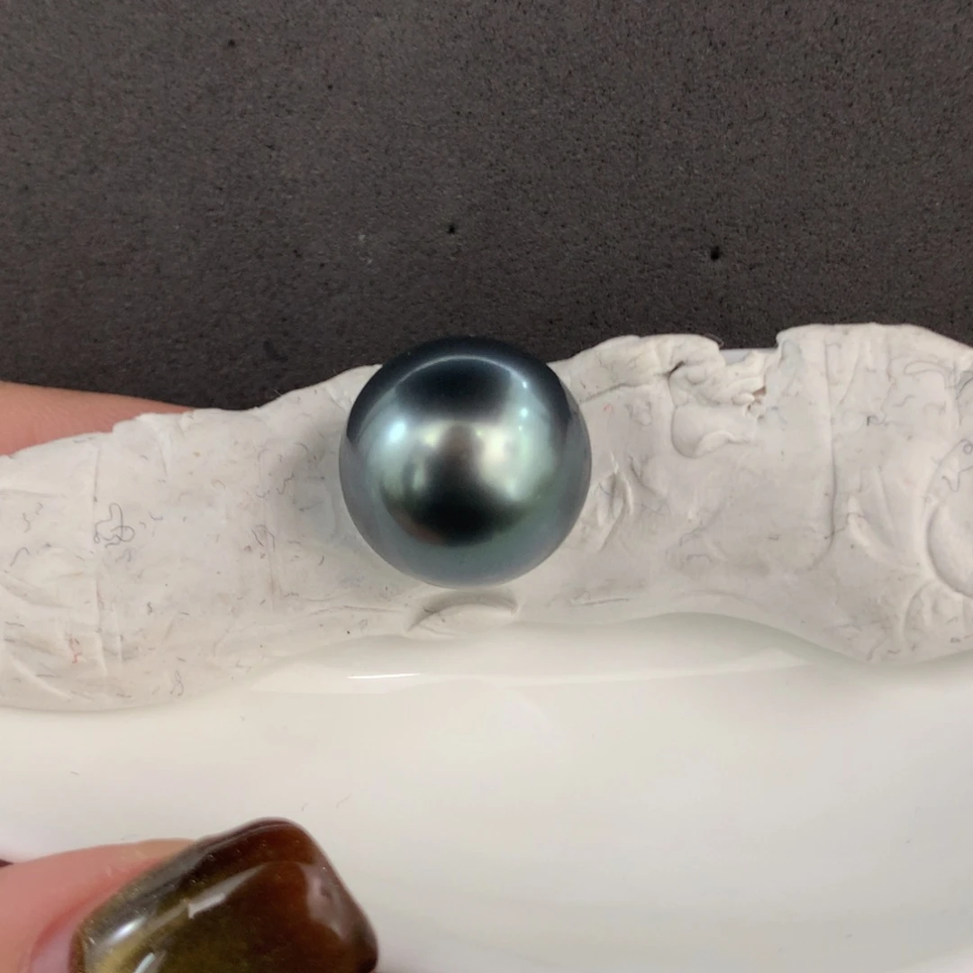定制海水珍珠未镶嵌裸珠大溪地14-15（适合背镶）