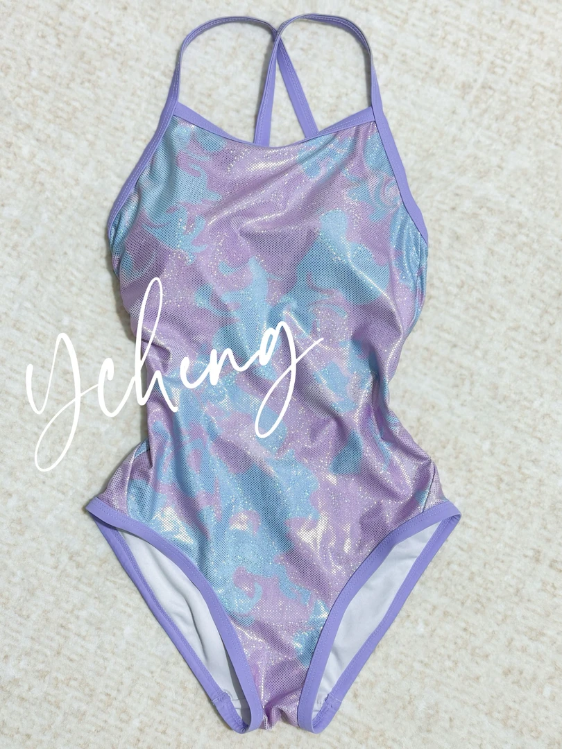 Ycheng[海芋恋]8191清纯大包臀氛围感高级显白专业级竞速游泳衣