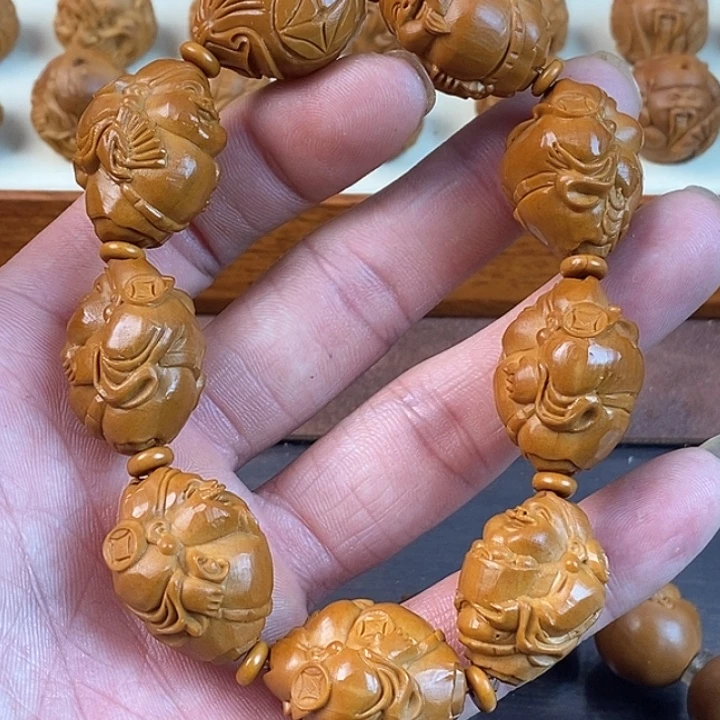 橄榄核手串/手链财神