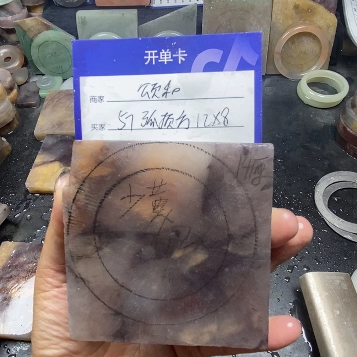 未镶嵌手镯石英质玉颂*定制手镯