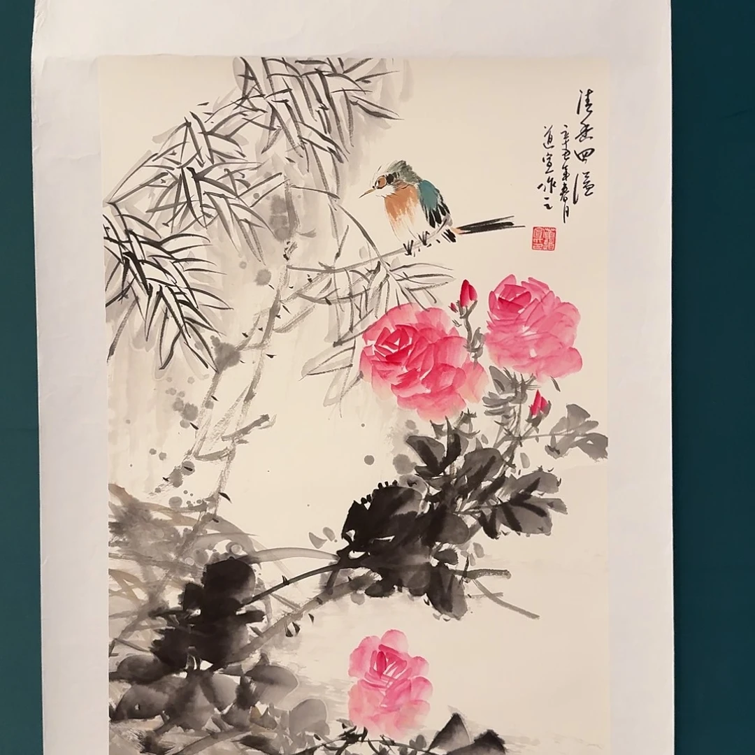 国画董老师作品画作