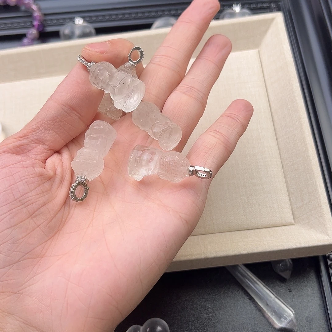 水晶未镶嵌项链单品