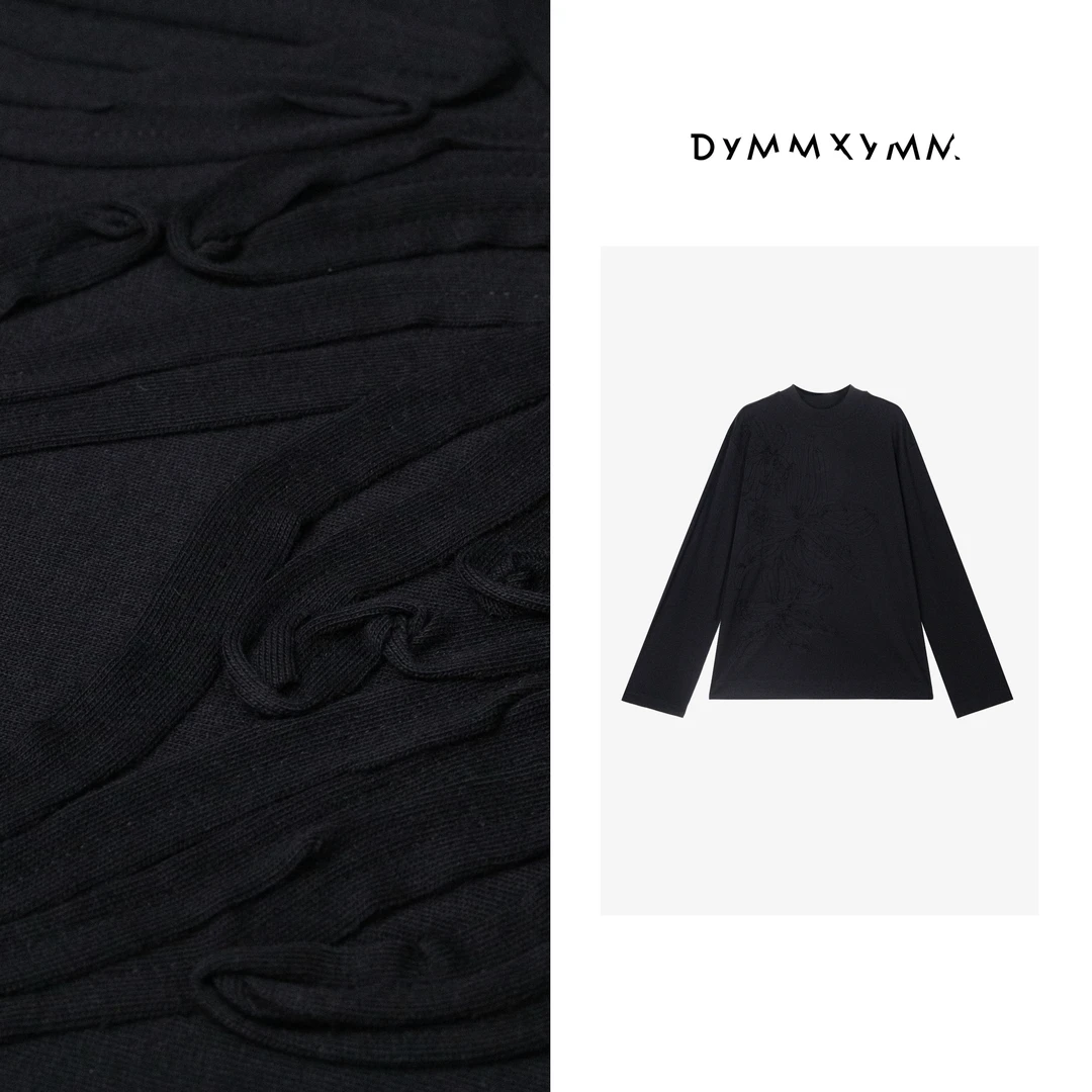 【DYMMXYMM】-《华韵》-【黑标】.秋款绣花长袖上衣-5FWY6463