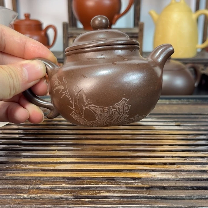 紫砂茶壶原矿紫砂手工制作