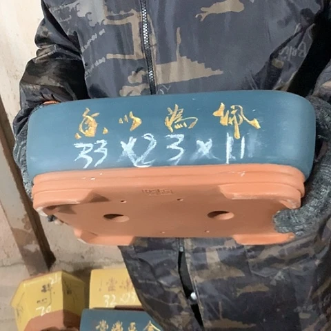 紫砂花盆手工制作