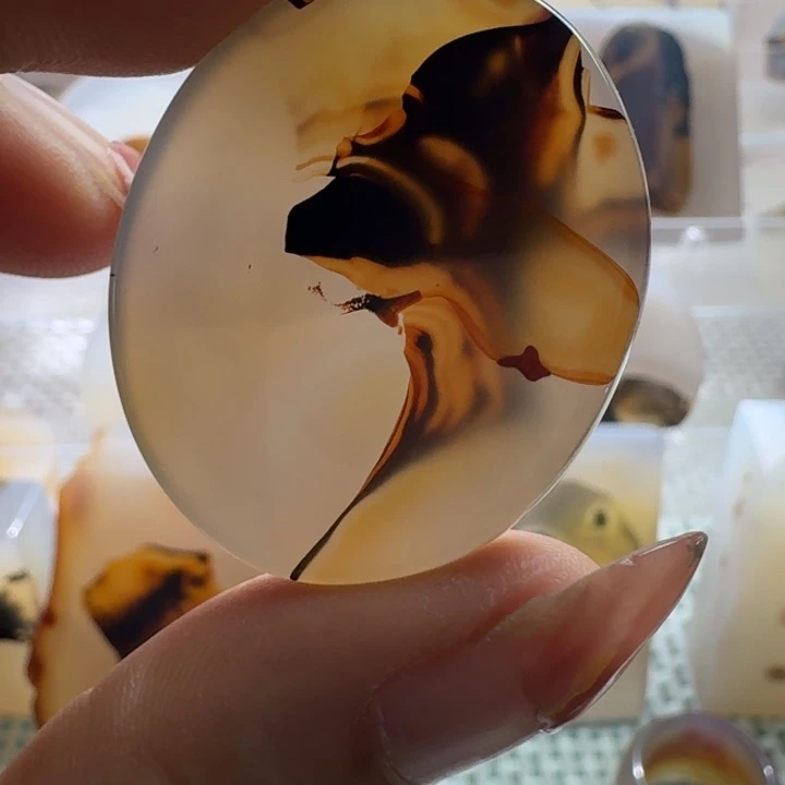 玛瑙/玉髓未镶嵌项链