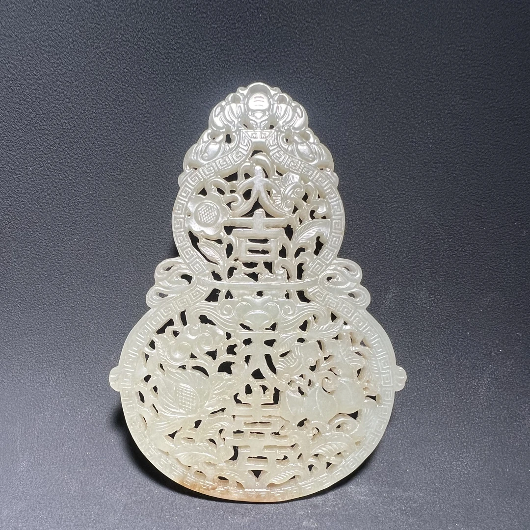 清代葫芦寿喜牌/YQ0377A08/集萃斋