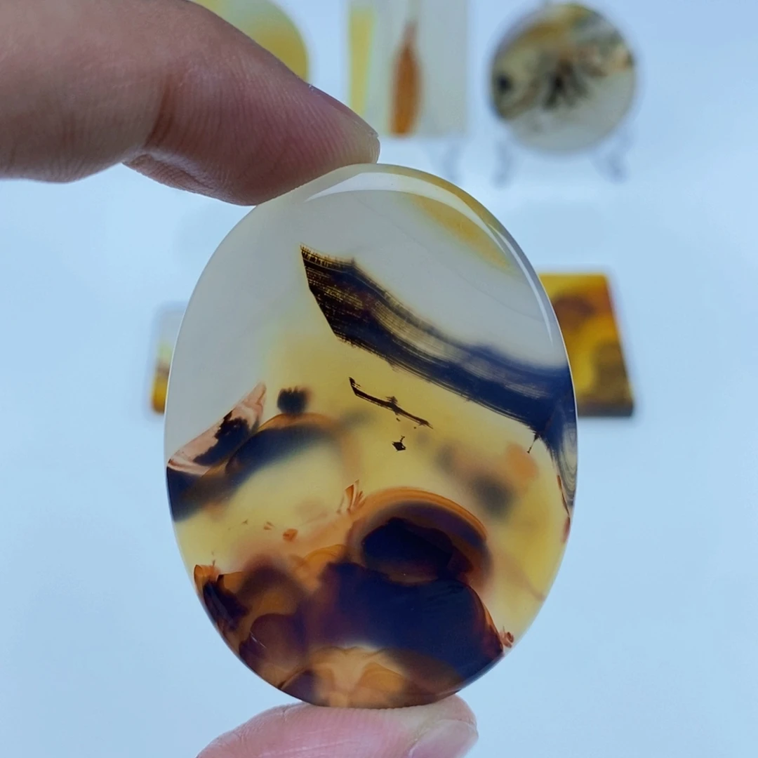 玛瑙/玉髓未镶嵌珠宝半成品