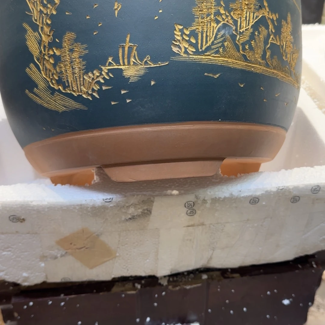 紫砂花盆口径25.15口径