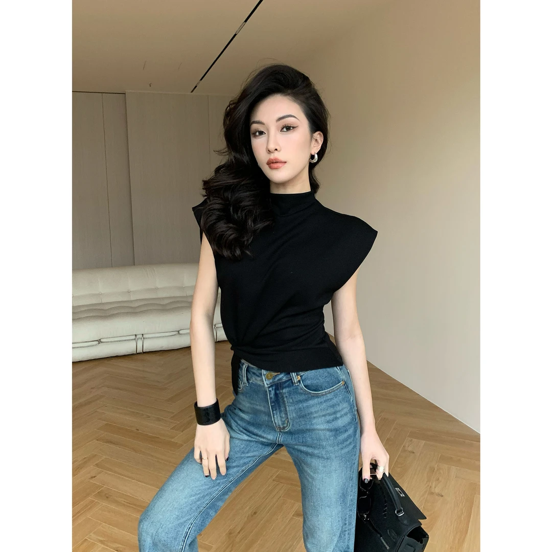 JIJINQI时尚气质百搭修身小众显瘦ins针织衫JD01SZPT864