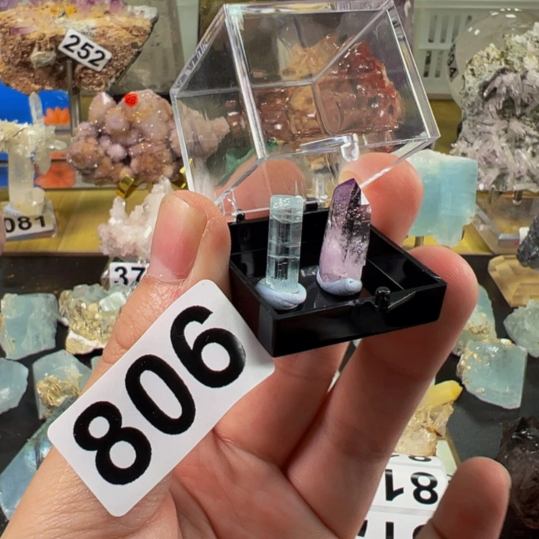 紫晶珠宝半成品未镶嵌