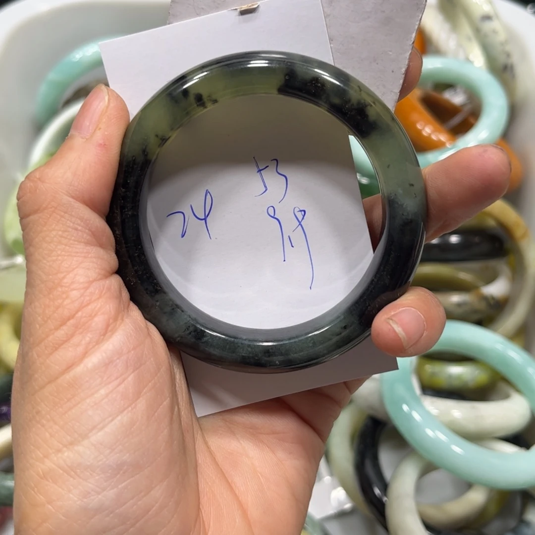 蛇纹石玉手镯未镶嵌@***香