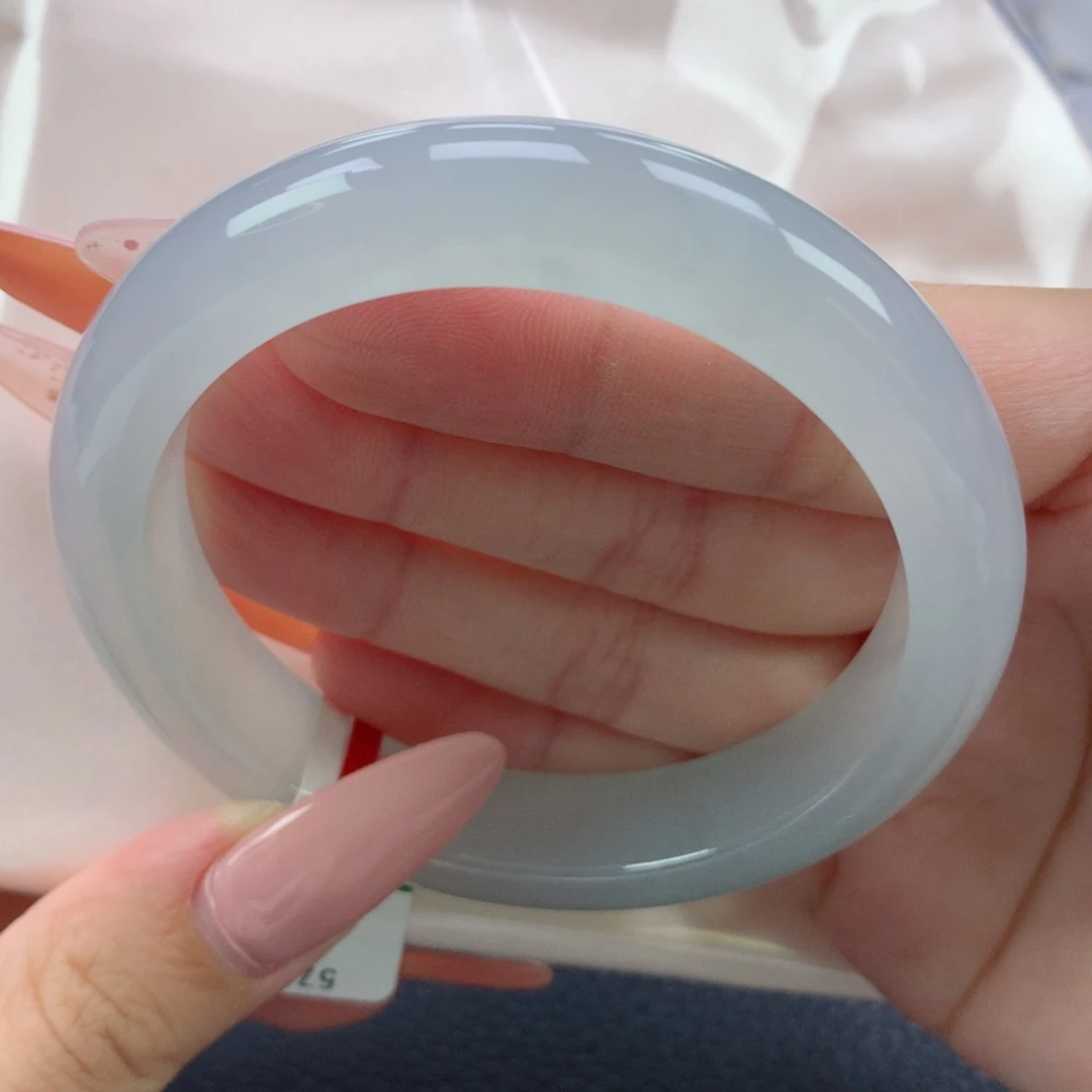 翡翠手镯未镶嵌缅甸天然翡翠A货57